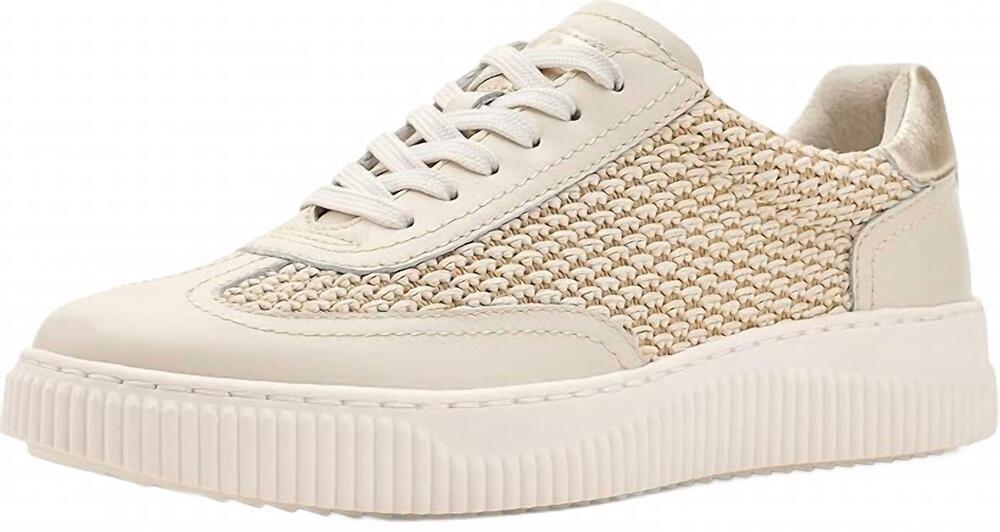 NEW SOFFT women's farra sneakers in natural/off white
